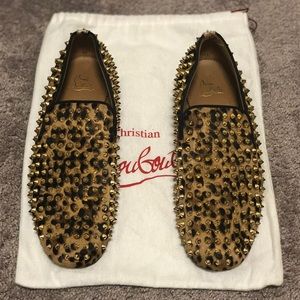 Christian Louboutin Rollerboy Spiked Flats size 42